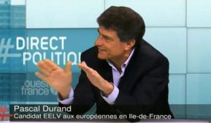 #DirectPolitique Pascal Durand, député européen EELV
