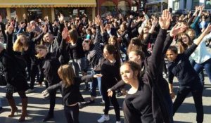 Sportiviales à Vitré. Un flash mob avec le Grymda