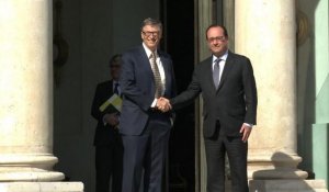 Bill Gates reçu à l'Elysée