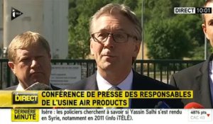 Attentat en Isère : le PDG européen de l'entreprise soutient les proches de la victime
