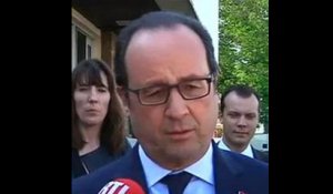 François Hollande : «J'appelle tous les Européens à régler ces questions insupportables sur le plan humanitaire»