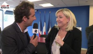 Marine Le Pen, «partie civile» aux côtés des journalistes du «Petit Journal» ?