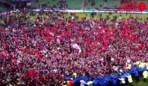 Demi-finale Rennes Angers, joie du public