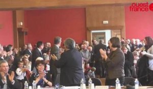 Le départ du maire de Saint-Lô : François Digard s'en va applaudi