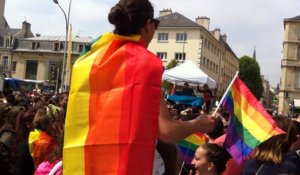 Marche des fiertés à Caen