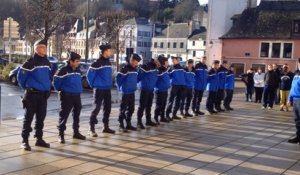 La minute de silence des gendarmes