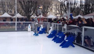 La patinoire accueille ses premiers fans de glisse
