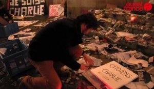 Rennes : le mémorial "Je suis Charlie" conservé aux archives