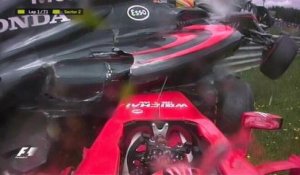 F1 : l'incroyable crash entre Alonso et Räikönnen - ZAPPING AUTO DU 22/06/2015