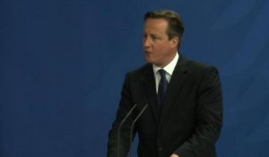 Cameron à Berlin pour arracher des réformes de l'UE