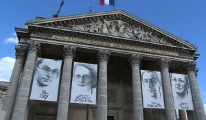 Hollande célèbre quatre résistants au Panthéon