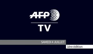 AFP - Le JT, 1ère édition du samedi 4 juillet