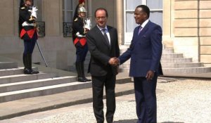 Le président congolais, Sassou-Nguesso reçu à l'Elysée