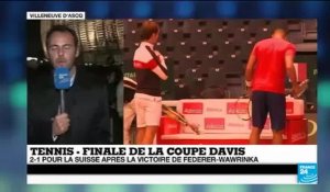 Coupe Davis : Federer et Wawrinka remportent le double, la Suisse mène 2-1