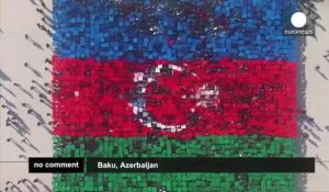 Jour du drapeau en Azerbaïdjan et jeux Européens de 2015