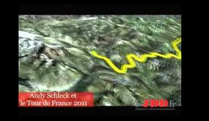 Andy Schleck commente le tracé du Tour 2011