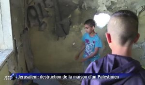 Jérusalem-est: destruction de la maison d'un Palestinien