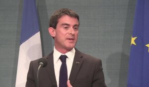 Valls: "la France n'est pas l'homme malade de l'Europe"