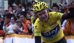 Cyclisme: les coureurs du Tour de France au Japon