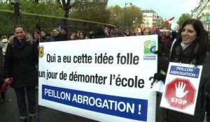 Rythmes scolaires: 41% d'instituteurs grévistes à Paris