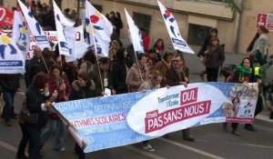 Rythmes scolaires: manifestation à Marseille