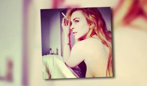 Lindsay Lohan dévoile ses formes sur une photo où elle apparaît sans le haut