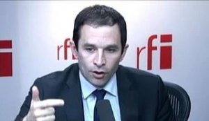 Benoit Hamon, porte-parole du Parti socialiste (PS)