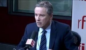 Nicolas Dupont-Aignan, candidat de Debout la République à l'élection présidentielle, député de l'Essonne