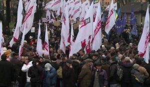 Ukraine: manifestation à Kiev pour un rapprochement avec l'UE