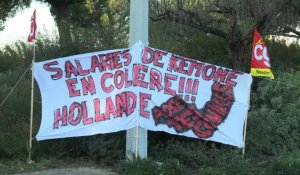 Kem One: manifestations de salariés dans les Bouches-du-Rhône