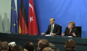 Adhésion à l'UE: Erdogan demande un soutien accru de l'Allemagne