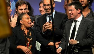 Taubira et Valls main dans la main contre le racisme