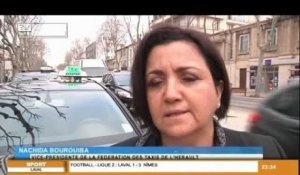 La grogne des chauffeurs de taxi (Montpellier)