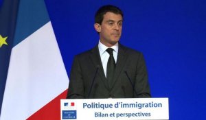 Immigration: Valls dresse son bilan