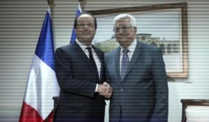 Cisjordanie: Hollande rencontre Abbas à Ramallah