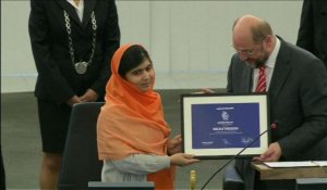 La jeune Pakistanaise Malala reçoit le Prix Sakharov