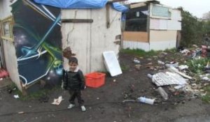 Polémique autour d'un campement de Roms en banlieue parisienne