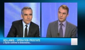 Hollande opéré de la prostate : une information d'ordre privée ?