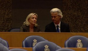 Elections européennes: Marine Le Pen discute avec Wilders