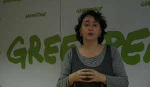 Procès du Prestige: réaction de Greenpeace Espagne