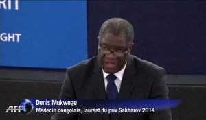 Le médecin congolais Denis Mukwege reçoit le prix Sakharov 2014
