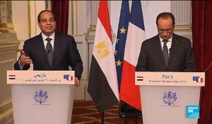 Hollande appelle Al-Sissi à poursuivre la "transition démocratique" en Égypte