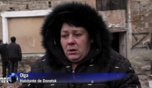 Ukraine: des bâtiments touchés par des obus dans l'Est