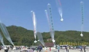 Des tracts anti-dictatures envoyés dans des ballons en Corée du Nord