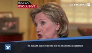 Hillary Clinton : "Je prendrai la décision de me présenter au bon moment pour moi"