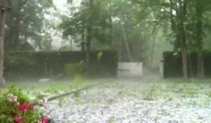 Terrible orage de grêle dans l'Oise