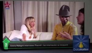 Top Média : mauvais buzz pour l'interview d'Enora Malagré avec Pharrell