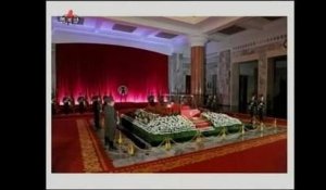 La télévision nord-coréenne montre la dépouille de Kim Jong-il
