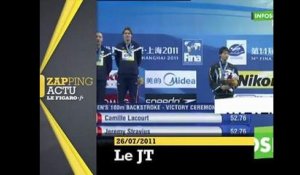 Les premiers champions du monde de la natation française