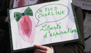 40 ans de la loi Veil: manifestation à Paris pour le droit des femmes